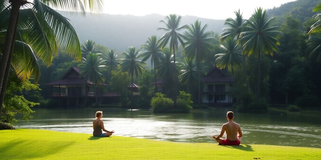 Peaceful retreat in Thailand for healing and recovery.