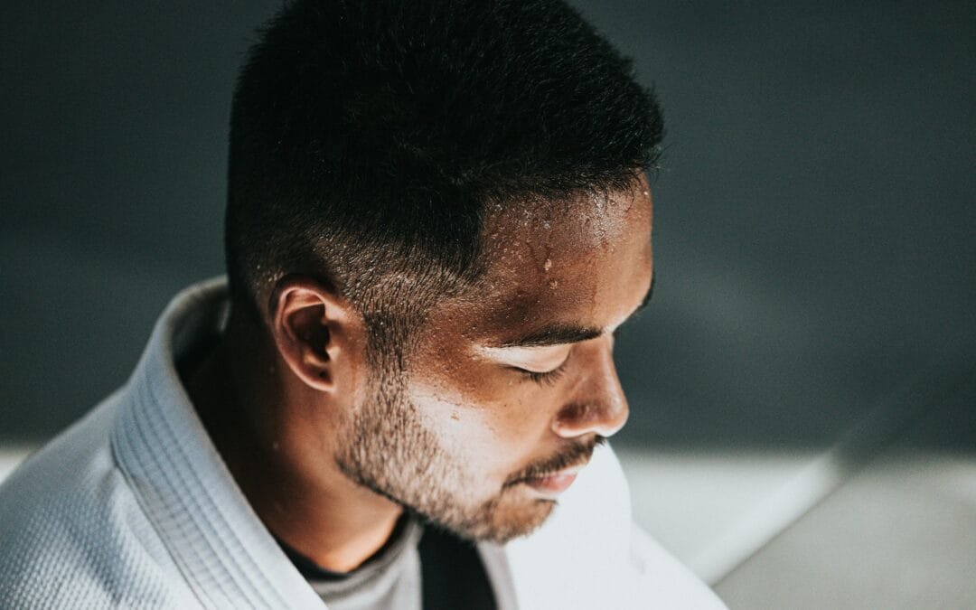 man sweating - Night Sweats Alcohol Withdrawal
